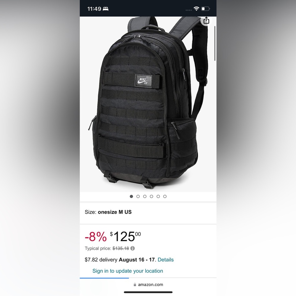 Nike SB backpack